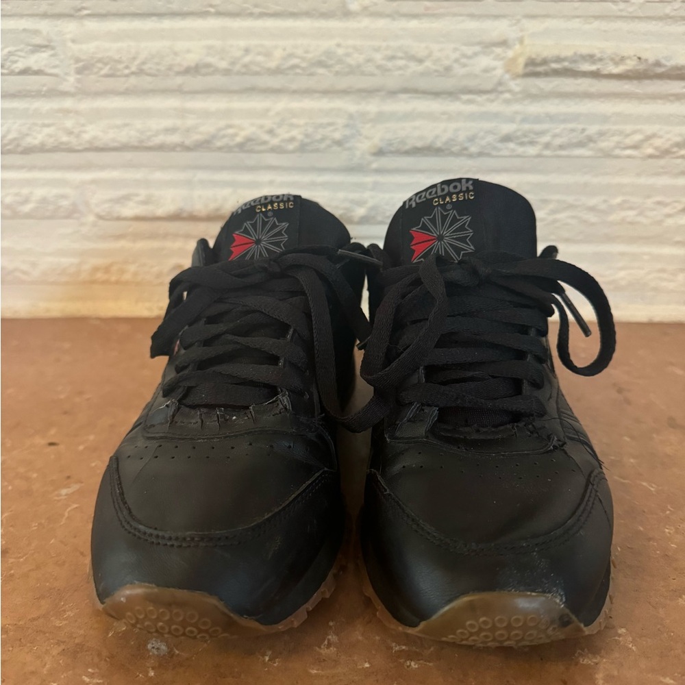Reebok classic black leather sneakers - Picture 12 of 12
